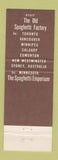 Matchbook Cover - Old Venice Noodle Company Santa Monica CA girlie