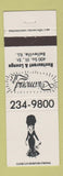 Matchbook Cover - Diamond Lil's Restaurant Lounge Belleville IL girlie