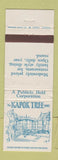 Matchbook Cover Kapok Tree Inns Clearwater Maderia Beach Fort Lauderdale FL WEAR