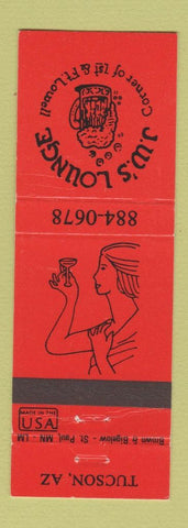 Matchbook Cover - JW's Lounge Tucson AZ girlie