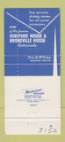 Matchbook Cover - Hotel Gramatan Bronxville NY 30 Strike