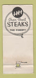 Matchbook Cover - Henning Hotel Casper WY Elbow Room bellhop POOR 30 Strike