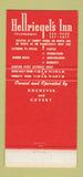 Matchbook Cover - Hellriegel's Inn Painesville OH 30 Strike