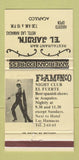 Matchbook Cover - Hotel Las Hamacas Acapulco Mexico WEAR 30 Strike