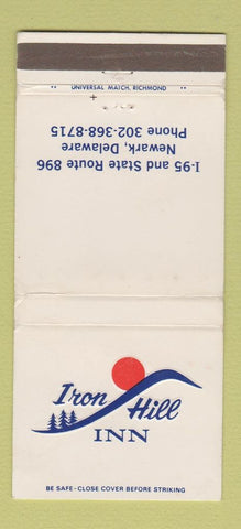 Matchbook Cover - Iron Hill Inn Newark DE 30 Strike