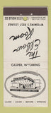 Matchbook Cover - Henning Hotel Elbow Room Casper WY WEAR 30 Stick