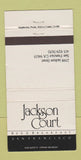 Matchbook Cover Jackson Court Bed and Breakfast San Francisco CA WEAR 30 Strike