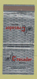 Matchbook Cover - Crusader Motel Wildwood Crest NJ 30 Strike