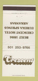 Matchbook Cover - Crescent Hotel Eureka Springs AR 30 Strike