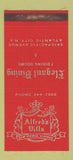 Matchbook Cover - Alfred's Villa Atlantic City NJ WEAR 30 Strike