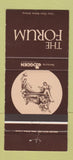 Matchbook Cover - The Forum 30 Strike