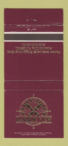 Matchbook Cover - Harbor View Atlantic City NJ 30 Strike