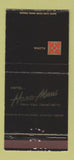 Matchbook Cover - Hotel Hana Maui Hawaii BLACK #2 30 Strike