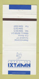Matchbook Cover - Hotel Spa Ixtapan Tonala Mexico 30 Strike