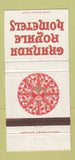 Matchbook Cover - Granada Royale Hometels WEAR 30 Strike