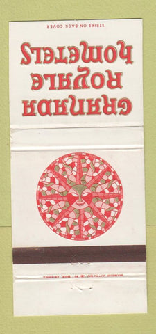 Matchbook Cover - Granada Royale Hometels WEAR 30 Strike
