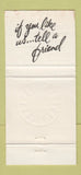 Matchbook Cover - Granada Royale Hometels WEAR 30 Strike
