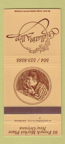 Matchbook Cover - Gallatin Alley New Orleans LA 30 Strike
