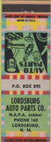 Matchbook Cover - Lordsburg Auto Parts Lordsburg NM