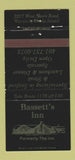 Matchbook Cover - Bassett's Inn Warwick RI 30 Strike