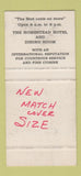 Matchbook Cover - Gammon Motel Banff AB Salmon Arm BC SAMPLE 30 Strike