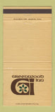 Matchbook Cover - Greenwood Inn Beaverton OR 30 Strike
