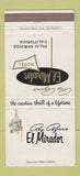 Matchbook Cover - Ray Ryan's El Mirador Palm Springs CA 30 Strike