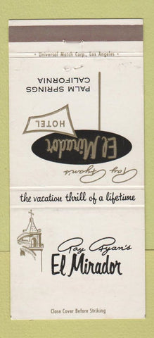 Matchbook Cover - Ray Ryan's El Mirador Palm Springs CA 30 Strike