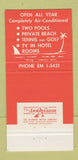 Matchbook Cover - Key Biscayne Hotel Miami FL 30 Strike