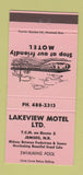 Matchbook Cover - Lakeview Motel Jemseg NB 30 Strike