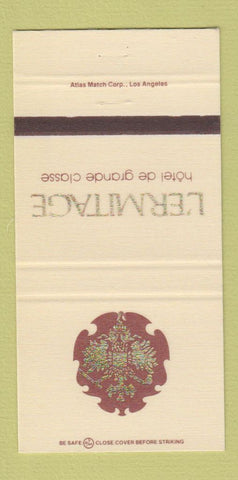 Matchbook Cover - L'Ermitage Hotel De Grande Classe Beverly Hills CA 30 Strike