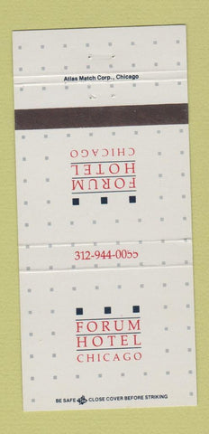 Matchbook Cover - Forum Hotel Chicago IL 30 Strike
