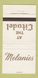Matchbook Cover - Melanies at the Citadel  30 Strike