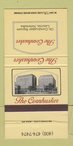 Matchbook Cover - The Cornhusker Hotel Lincoln NE 30 Strike