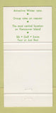 Matchbook Cover - Island Hall Hotel Parksville BC 30 Strike