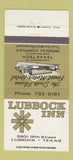 Matchbook Cover - Lubbock Inn TX 30 Strike