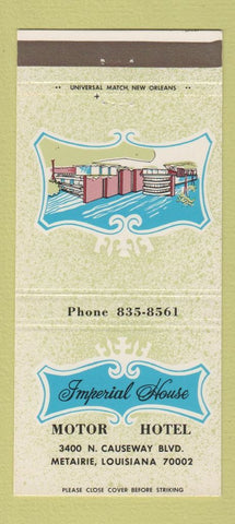 Matchbook Cover - Imperial House Motor Hotel Metairie LA 30 Strike