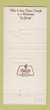 Matchbook Cover - Cabana East Motel Nags Head NC 30 Strike