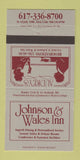Matchbook Cover - Johnson and Wales Inn Seekonk MA 30 Strike