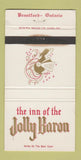 Matchbook Cover - Inn of the Jolly Baron Brantford ON WEAR 30 Strike