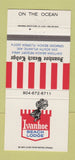 Matchbook Cover - Ivanhoe Beach Lodge Ormond Beach FL 30 Strike