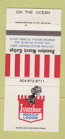 Matchbook Cover - Ivanhoe Beach Lodge Ormond Beach FL 30 Strike