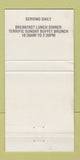 Matchbook Cover - Lucerne Inn Bangor Ellsworth ME WORN 30 Strike