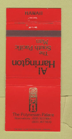 Matchbook Cover - Polynesian Palace Hawaii Tiki 30 Strike