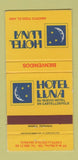 Matchbook Cover - Hotel Luna Castelldefels Barna Spain 30 Strike