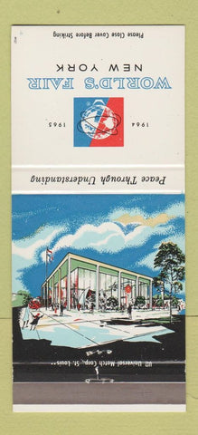 Matchbook Cover - 1964 New York World's Fair Missouri Building 30 Strike