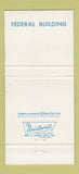 Matchbook Cover - 1964 New York World's Fair Federal Building 30 Strike
