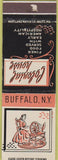 Matchbook Cover - Colonial House Restaurant Buffalo NY
