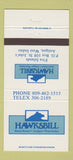 Matchbook Cover - Hawksbill Beach Resort Antigua West Indies 30 Strike