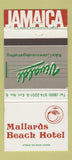 Matchbook Cover - Mallards Beach HotelJamaica 30 Strike